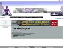 Tablet Screenshot of post.ebhakt.com